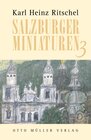 Buchcover Salzburger Miniaturen III