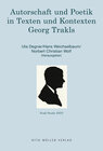Buchcover Autorschaft und Poetik in Texten und Kontexten Georg Trakls
