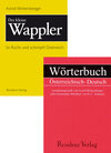 Buchcover Wörterbuch Österreichisch Deutsch & Der kleine Wappler