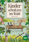 Buchcover Kinder schnitzen im Wald