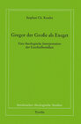 Buchcover Gregor der Grosse als Exeget