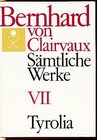 Buchcover Bernhard von Clairvaux. Sämtliche Werke / Bernhard von Clairvaux. Sämtliche Werke, Bd. VII