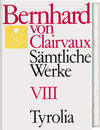 Buchcover Bernhard von Clairvaux. Sämtliche Werke / Bernhard von Clairvaux. Sämtliche Werke, Bd. VIII