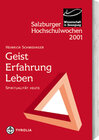 Buchcover Salzburger Hochschulwochen / Geist - Erfahrung - Leben