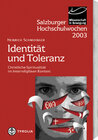 Buchcover Salzburger Hochschulwochen / Identität und Toleranz