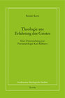 Buchcover Theologie aus Erfahrung des Geistes