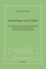 Buchcover PoD - Eschatologie und Freiheit