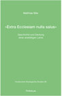 Buchcover »Extra Ecclesiam nulla salus«