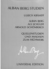 Buchcover Alban Berg als Schüler Arnold Schönbergs