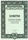 Buchcover Concerto grosso Nr.1, für 2 Violinen, Cembalo, Klavier und Streicher, Partitur. Concerto Grosso