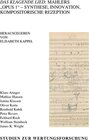 Buchcover Das klagende Lied: Mahlers opus 1