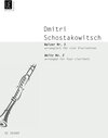 Buchcover Walzer Nr. 2 aus „Suite für Varieté-Orchester“ für 4 Klarinetten (3 Klarinetten in B, Bassklarinette in B)