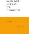 Buchcover Salzburger Jahrbuch für Philosophie