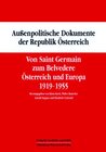 Buchcover Außenpolitische Dokumente der Republik Österreich. Sonderband