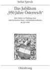 Buchcover Das Jubiläum "950 Jahre Österreich"