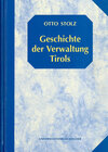 Buchcover Geschichte der Verwaltung Tirols