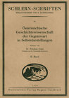 Buchcover Österreichische Geschichtswissenschaft der Gegenwart in Selbstdarstellungen