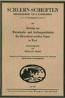 Buchcover Beiträge zur Wirtschafts- und Kulturgeschichte des Zisterzienserstiftes Stams in Tirol
