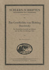 Buchcover Zur Geschichte von Hötting