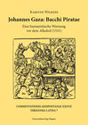 Buchcover Johannes Gaza, Bacchi Piratae