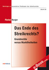 Buchcover Das Ende des Streikrechts?
