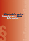 Buchcover Klienteninformation 2008
