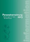 Buchcover Personalverrechnung 2013