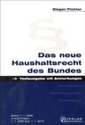 Buchcover Das neue Haushaltsrecht des Bundes