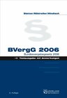 Buchcover BVergG 2006