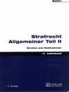 Buchcover Strafrecht Allgemeiner Teil II