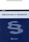 Buchcover AGB-Kontrolle im Arbeitsrecht