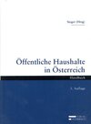 Buchcover Öffentliche Haushalte in Österreich