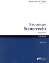 Buchcover Basiswissen Steuerrecht 2010/2011