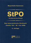 Buchcover Das österreichische Strafrecht / StPO/Strafprozessordnung