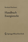 Buchcover Handbuch Energierecht
