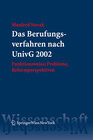 Buchcover Das Berufungsverfahren nach UnivG 2002