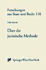 Buchcover Über die juristische Methode