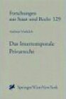 Buchcover Das Intertemporale Privatrecht