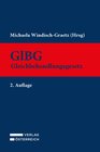 Buchcover Gleichbehandlungsgesetz - GlBG