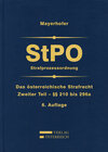 Buchcover Strafprozessordnung §§ 210 bis 296a