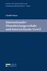 Buchcover Internationaler Dienstleistungsverkehr und österreichische GewO