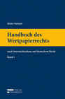 Buchcover Handbuch des Wertpapierrechts Band 1