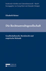 Buchcover Die Rechtsanwaltsgesellschaft