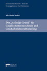 Buchcover Der "wichtige Grund" für Gesellschafterausschluss und Geschäftsführerabberufung