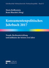 Buchcover Konsumentenpolitisches Jahrbuch 2017