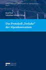 Buchcover Das Protokoll "Verkehr" der Alpenkonvention