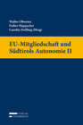 Buchcover EU-Mitgliedschaft und Südtirols Autonomie II