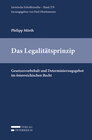 Buchcover Das Legalitätsprinzip