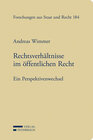 Buchcover Rechtsverhältnisse im öffentlichen Recht