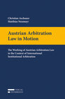 Buchcover Austrian Arbitration Law in Motion